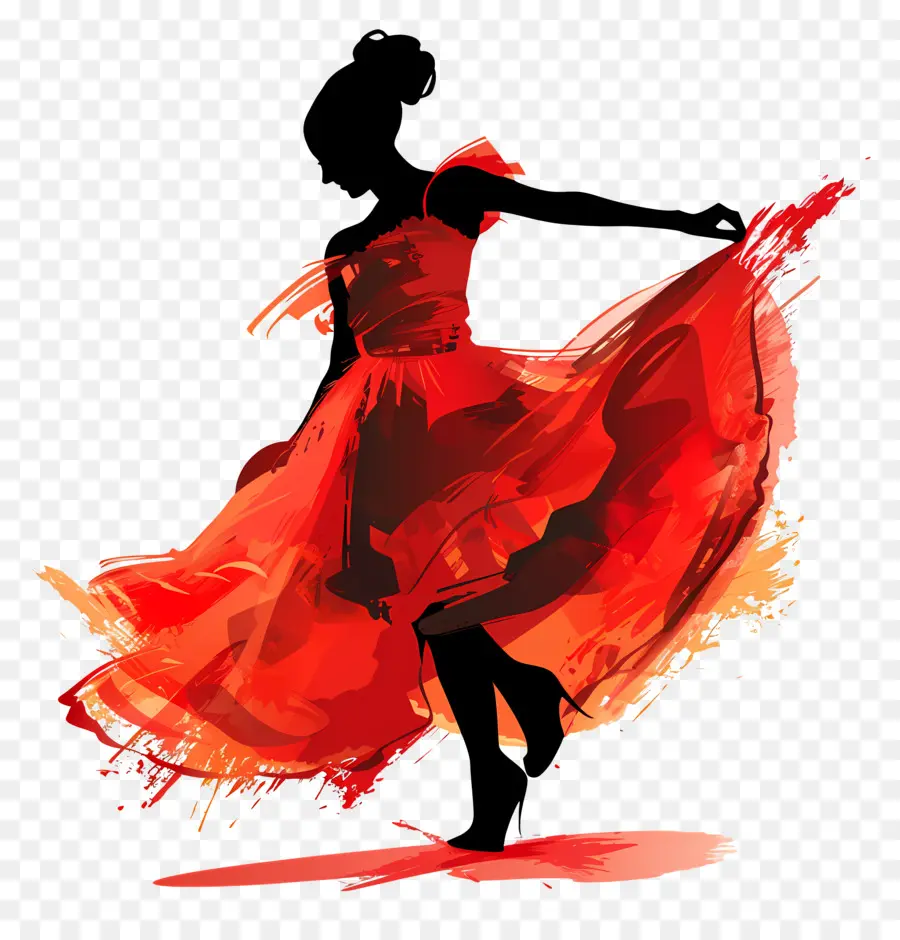 Flamenco Dancing，Danse De Femme PNG
