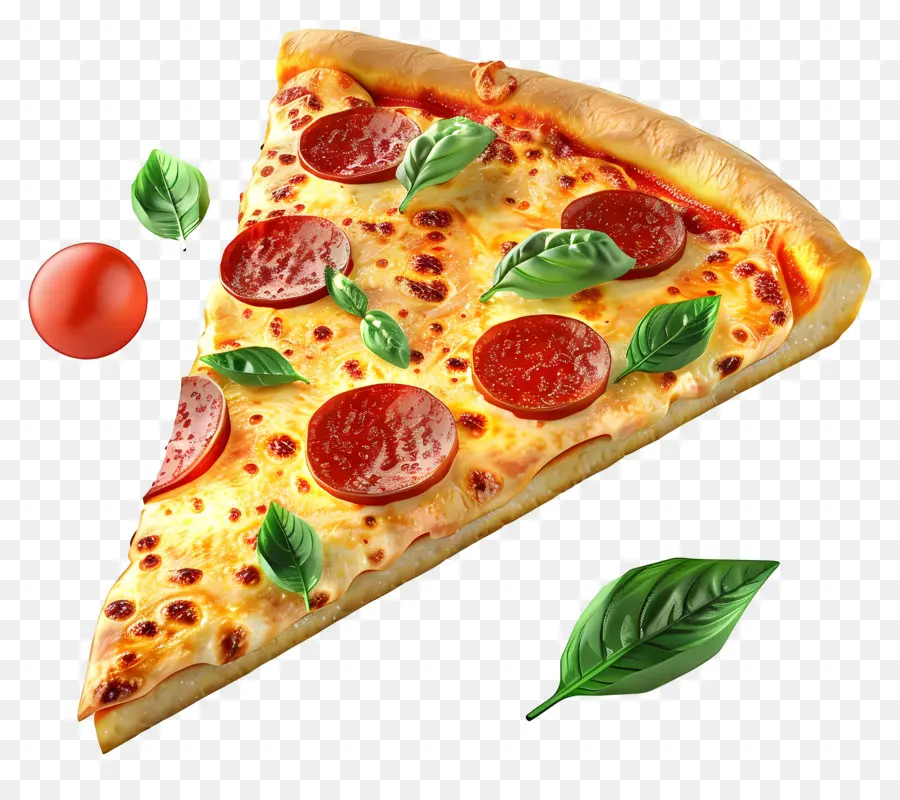 Tranche De Pizza，Pizza PNG