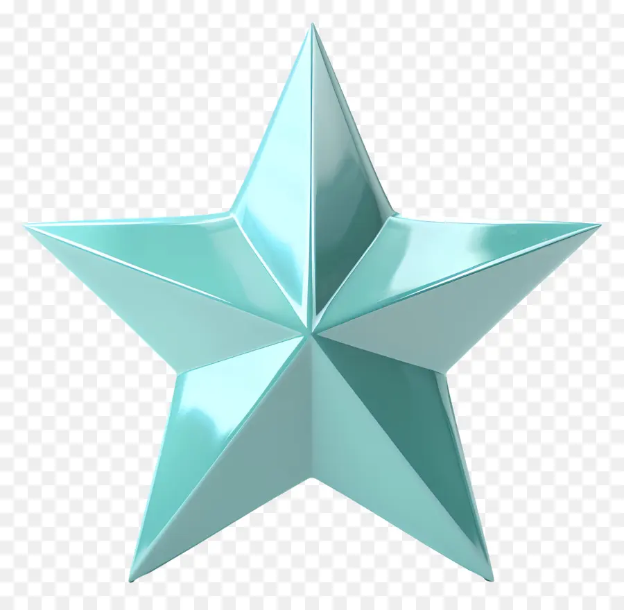 étoile Turquoise，Silver Star PNG