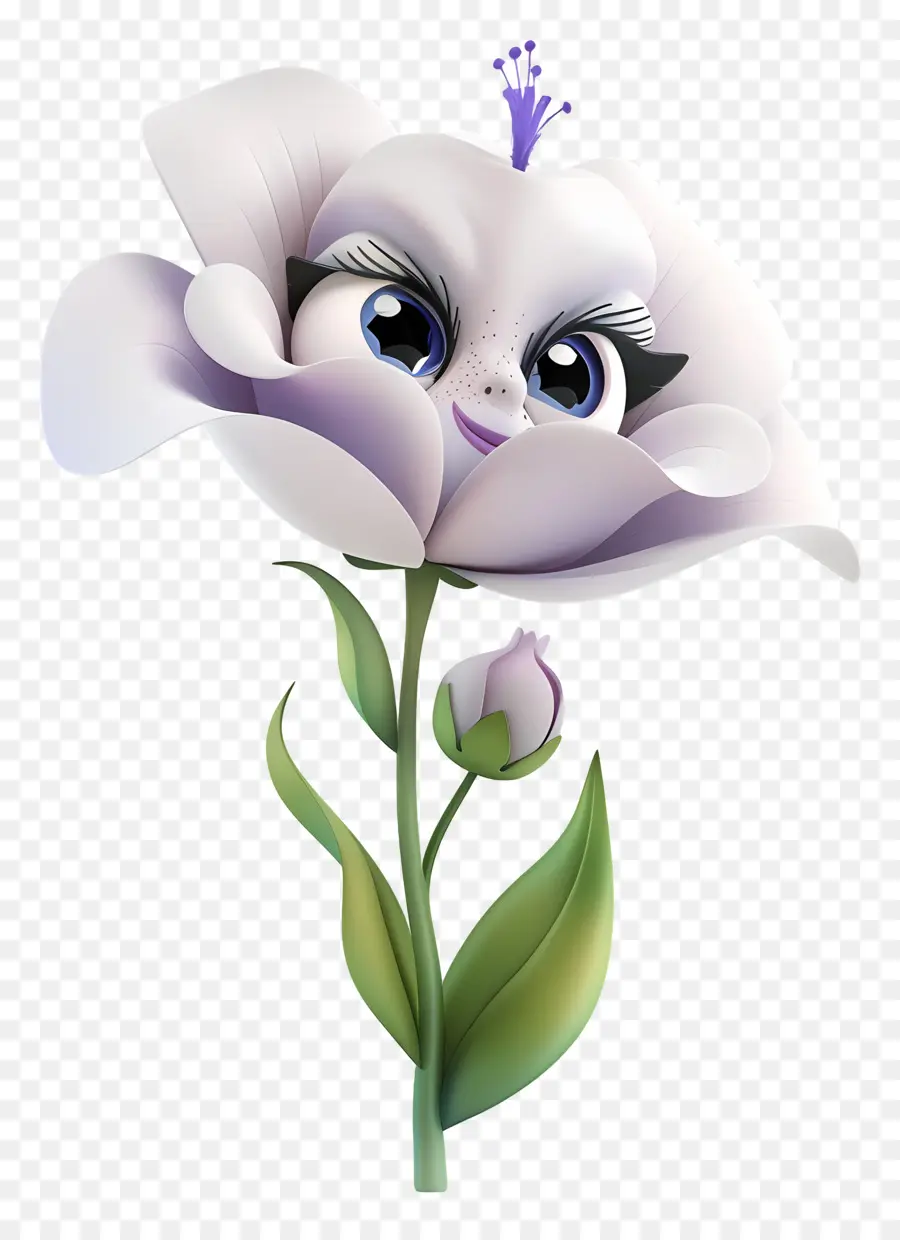 Fleurs De Dessin Animé 3d，Fleur PNG