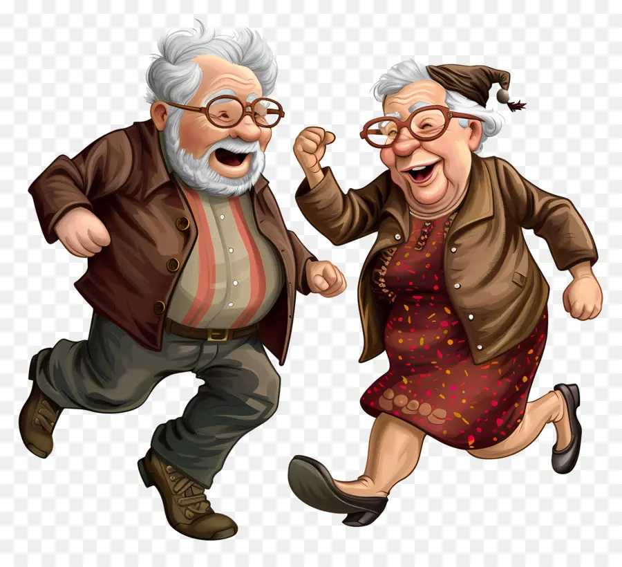 Jour De Danse，Couple De Personnes âgées PNG
