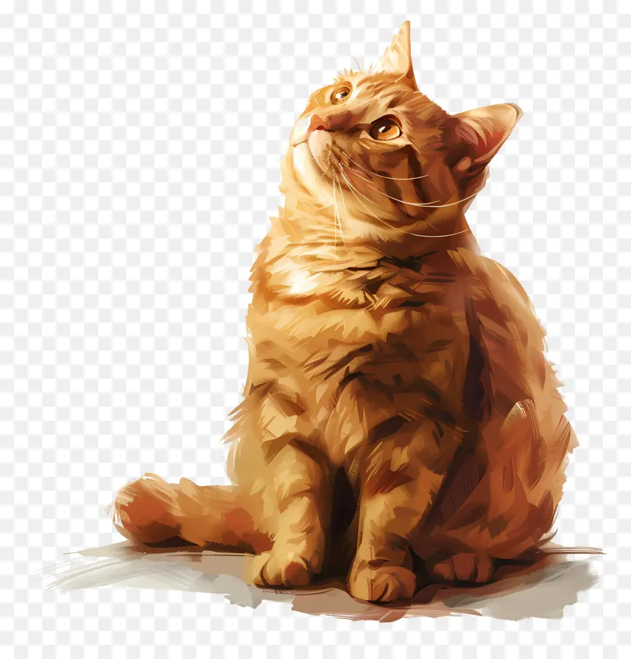 Chat Mignon，Chat Tabby Orange PNG