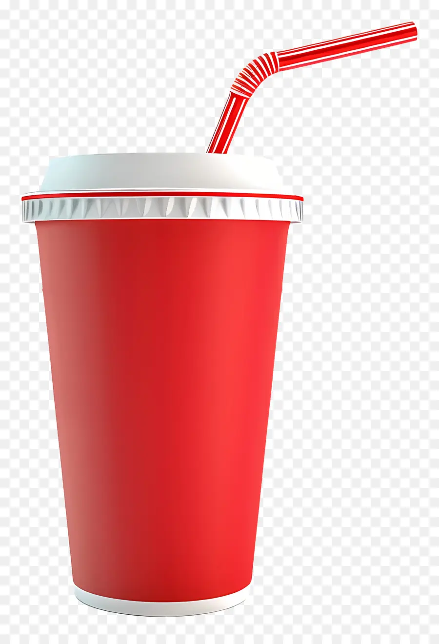 Soda Coupe，Tasse En Papier Rouge PNG