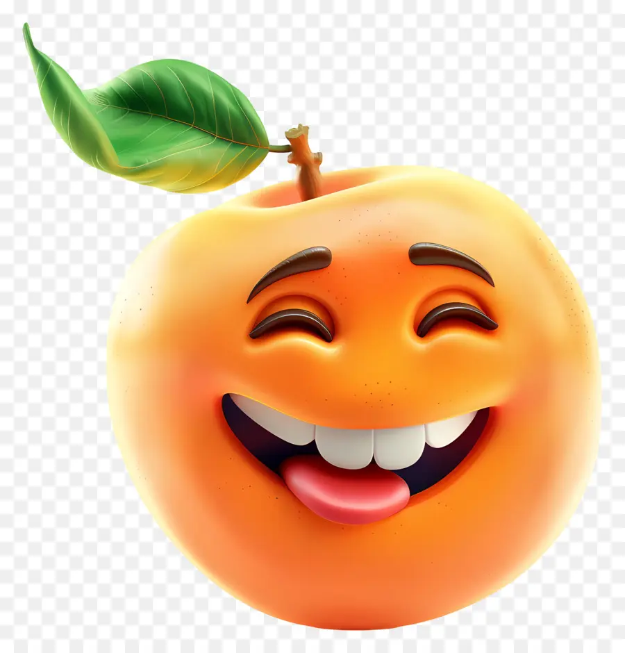 Fruit De Dessin Animé 3d，Orange PNG
