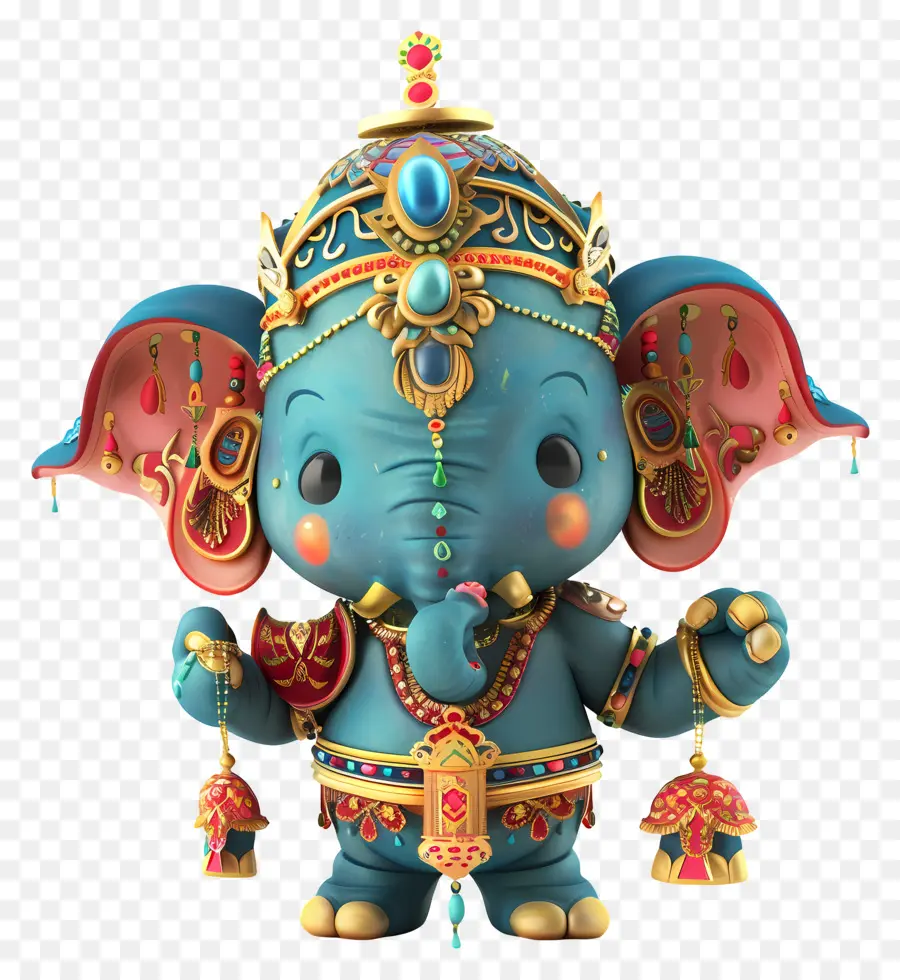 Fête De Songkran，Éléphant Décoré PNG