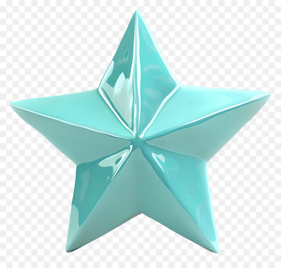 étoile Turquoise，étoile Bleue PNG