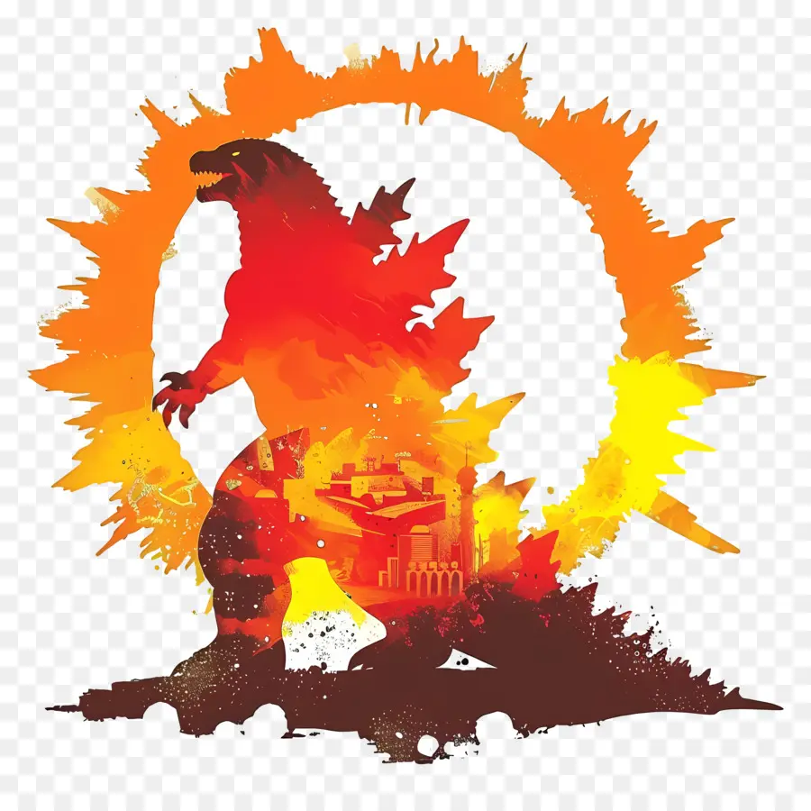 Godzilla，Explosion PNG