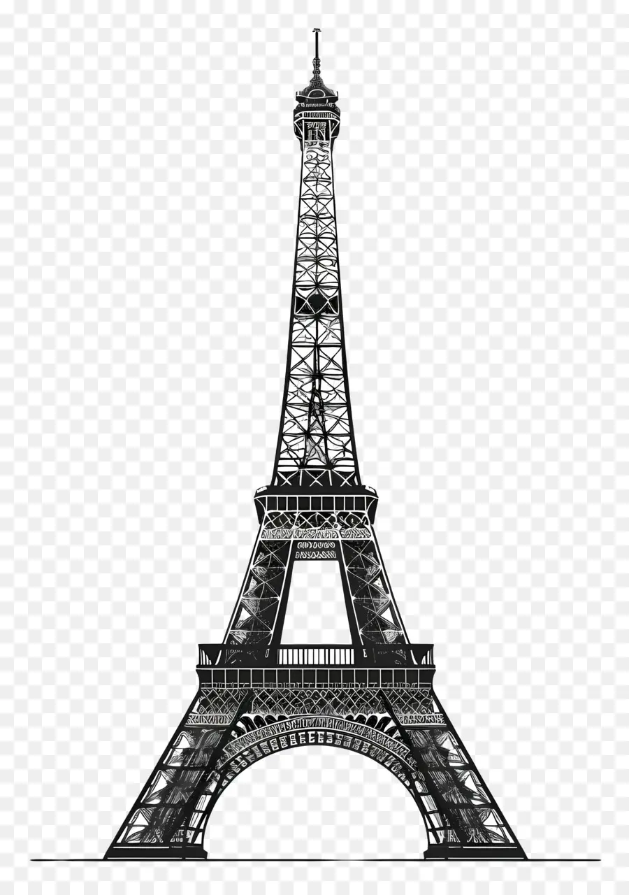Tour Eiffel Silhouette，Tour Eiffel PNG