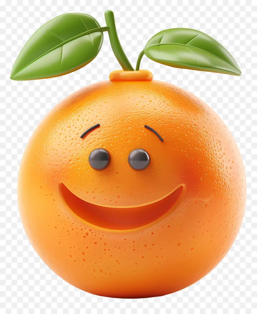 Fruit De Dessin Animé 3d，Orange PNG