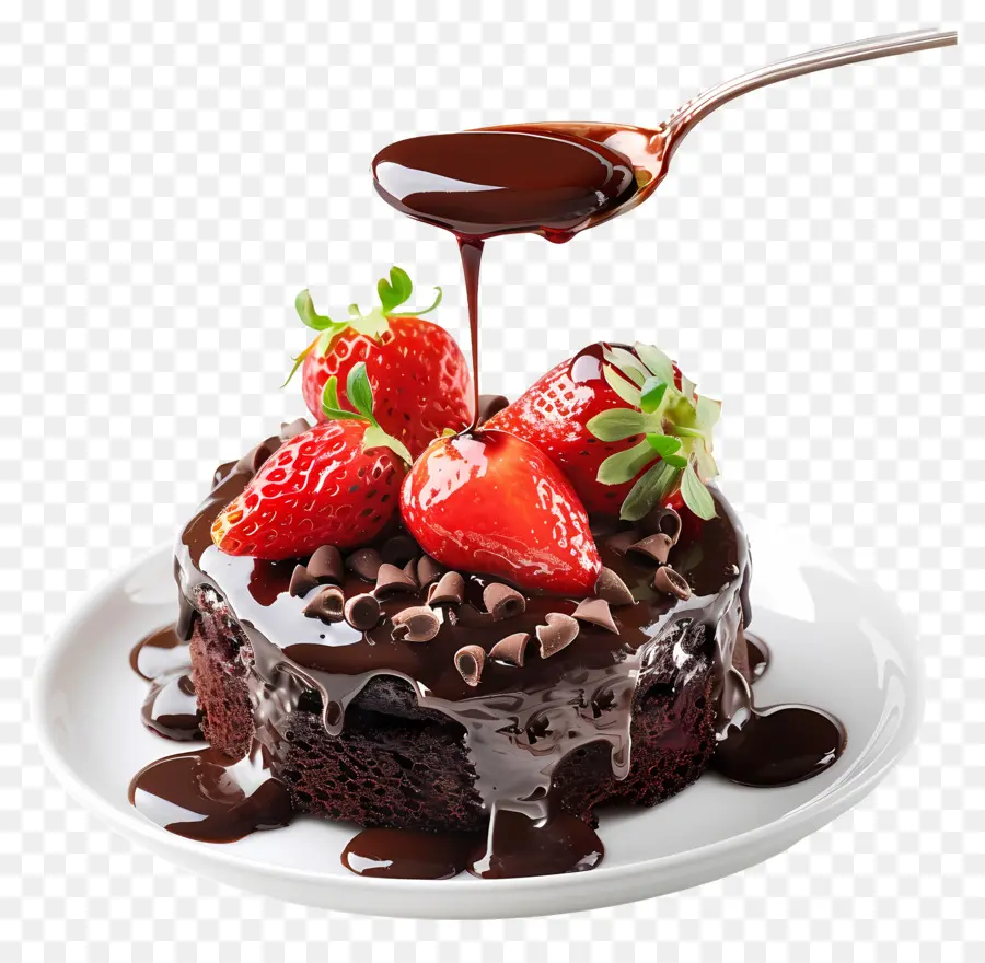 Sauce Au Chocolat，Gâteau Au Chocolat PNG