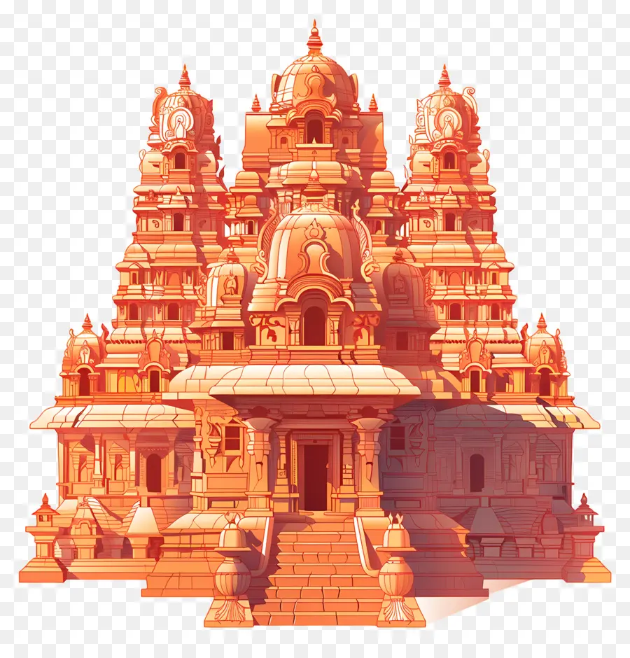 Ram Mandir，Temple Hindou PNG
