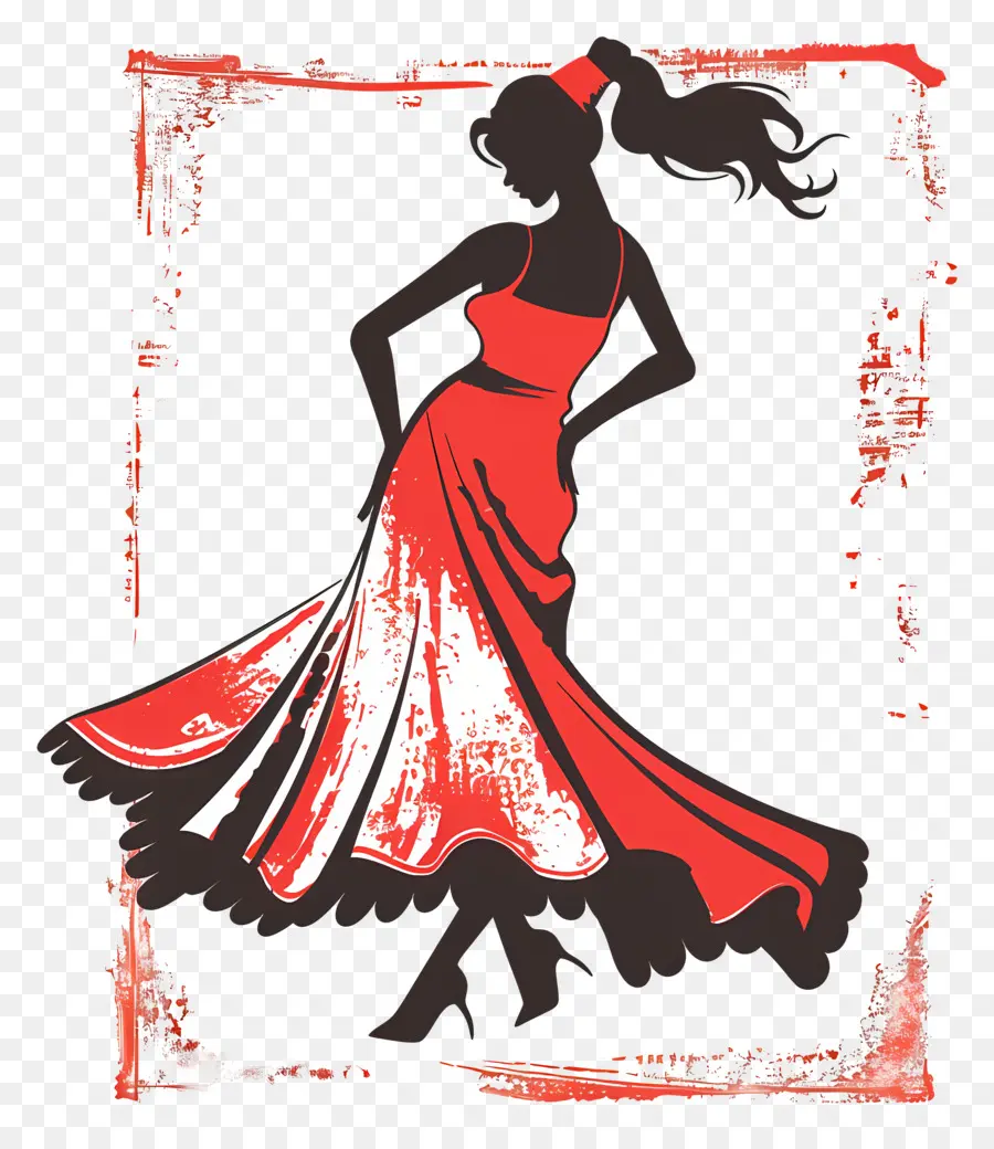 Flamenco Dancing，Femme PNG