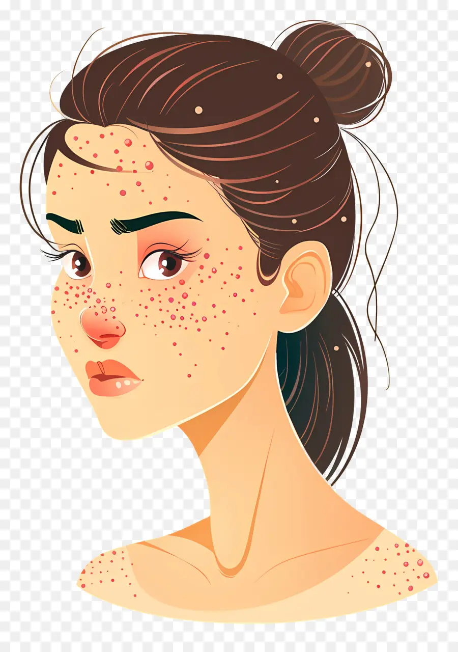 Allergie De La Peau，L'acné PNG
