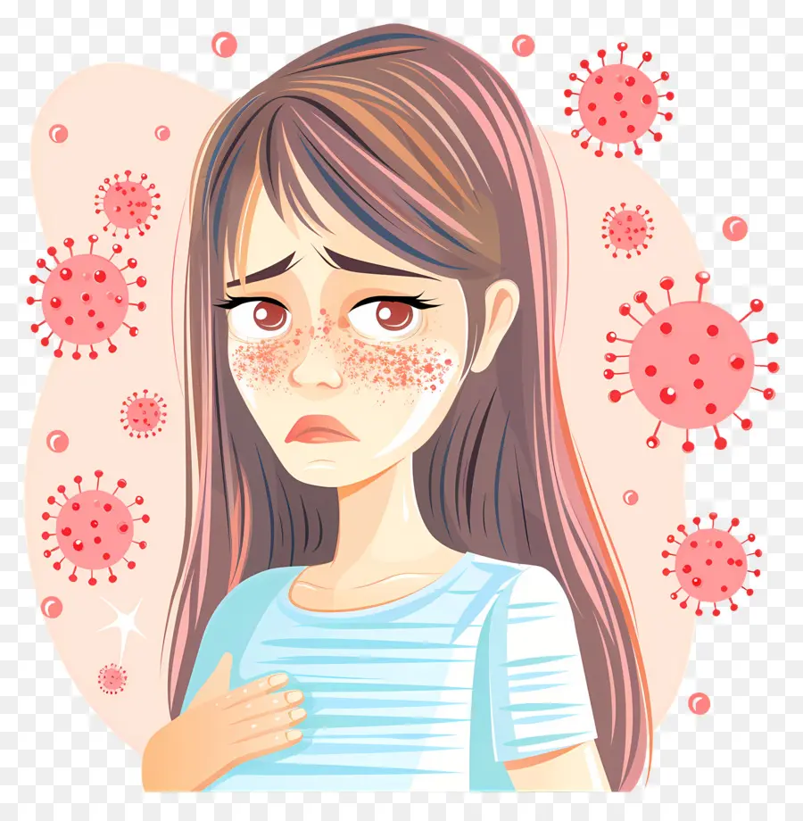 Allergie De La Peau，La Grippe PNG