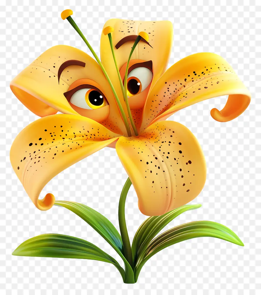 Fleurs De Dessin Animé 3d，Fleur Animée PNG