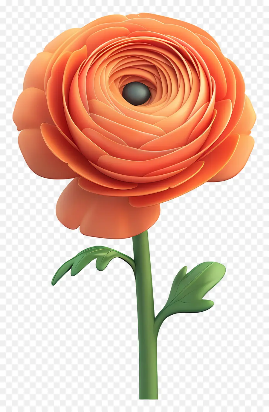 Fleurs De Dessins Animés 3d，La Fleur D'oranger PNG