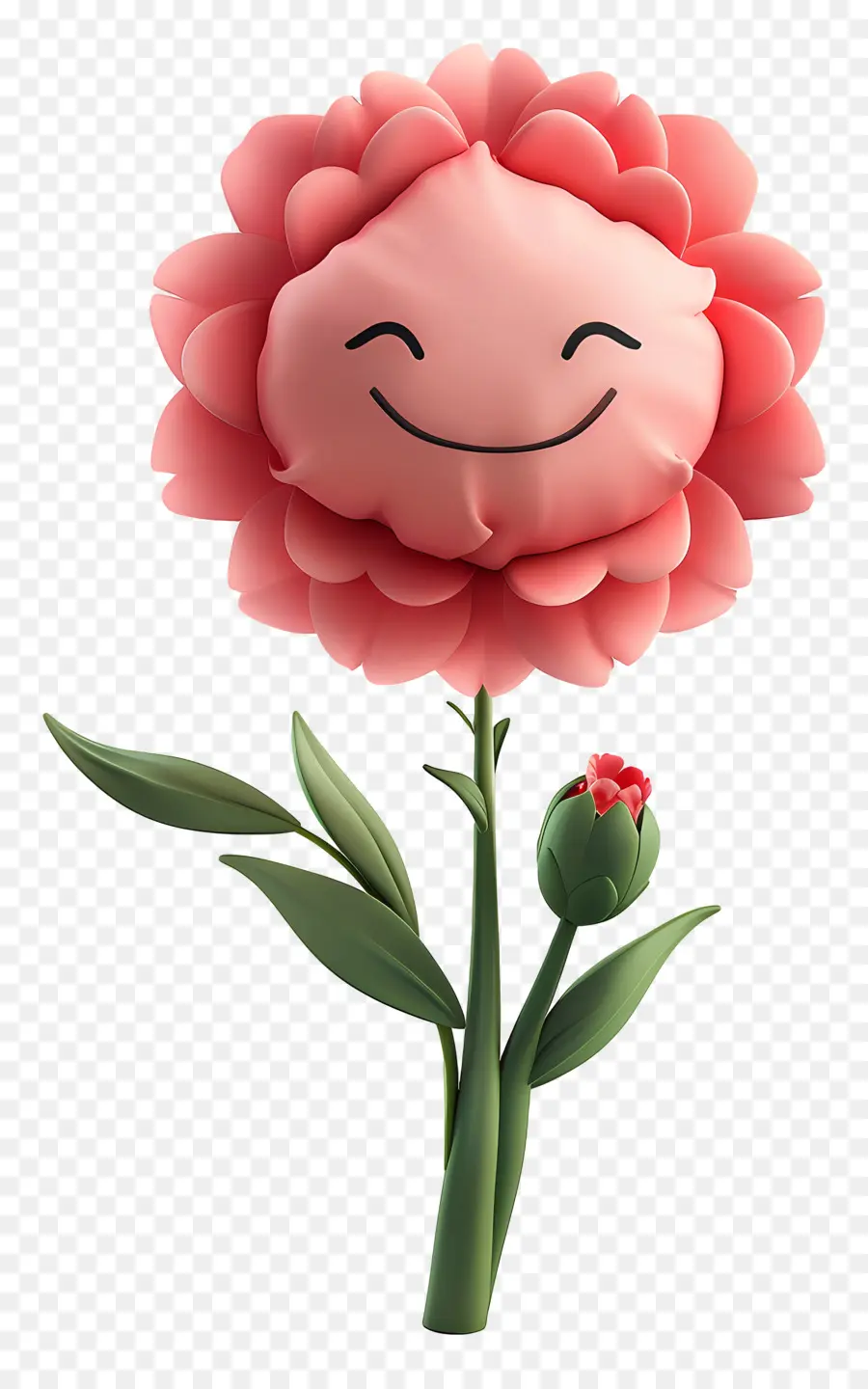 Fleurs De Dessins Animés 3d，Fleurs Roses PNG