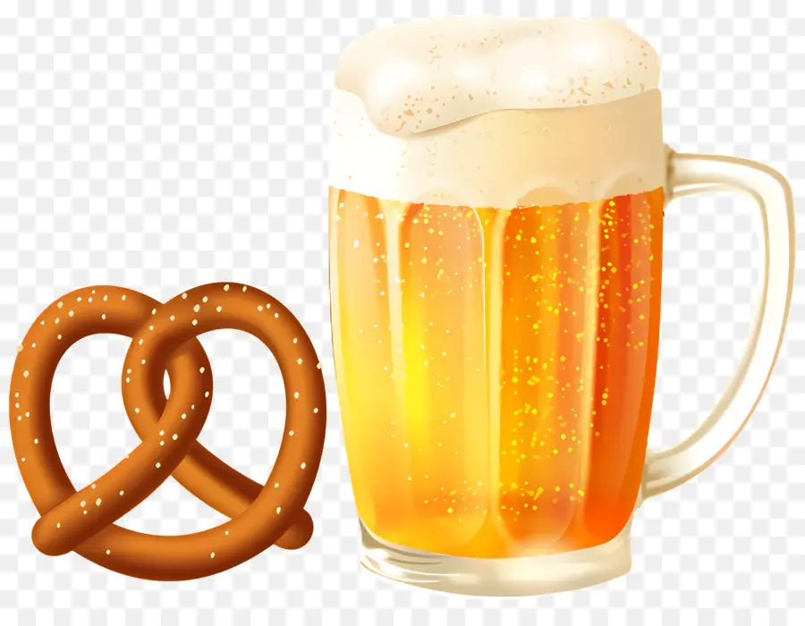 Bretzel，Bière Et Bretzel PNG