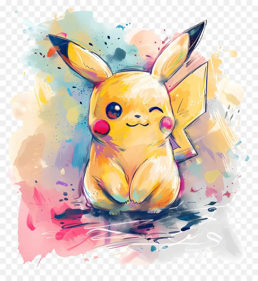 Pikachu，Peinture PNG