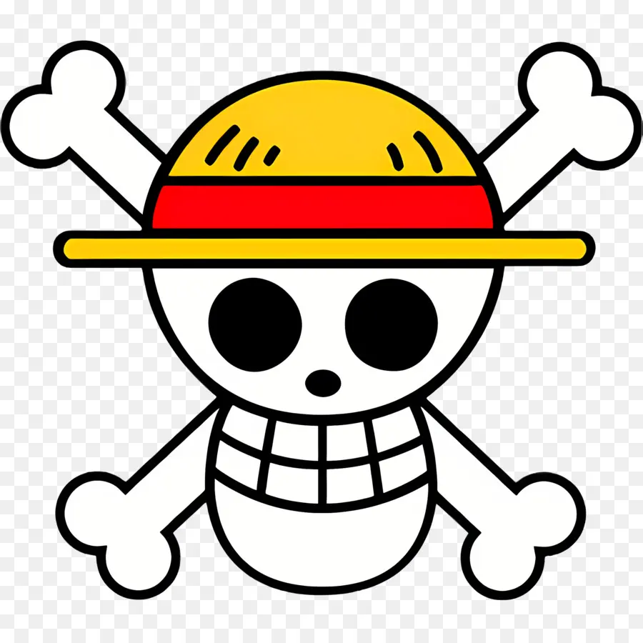 Logo Des Pirates Du Chapeau De Paille，Logo D'une Seule Pièce PNG
