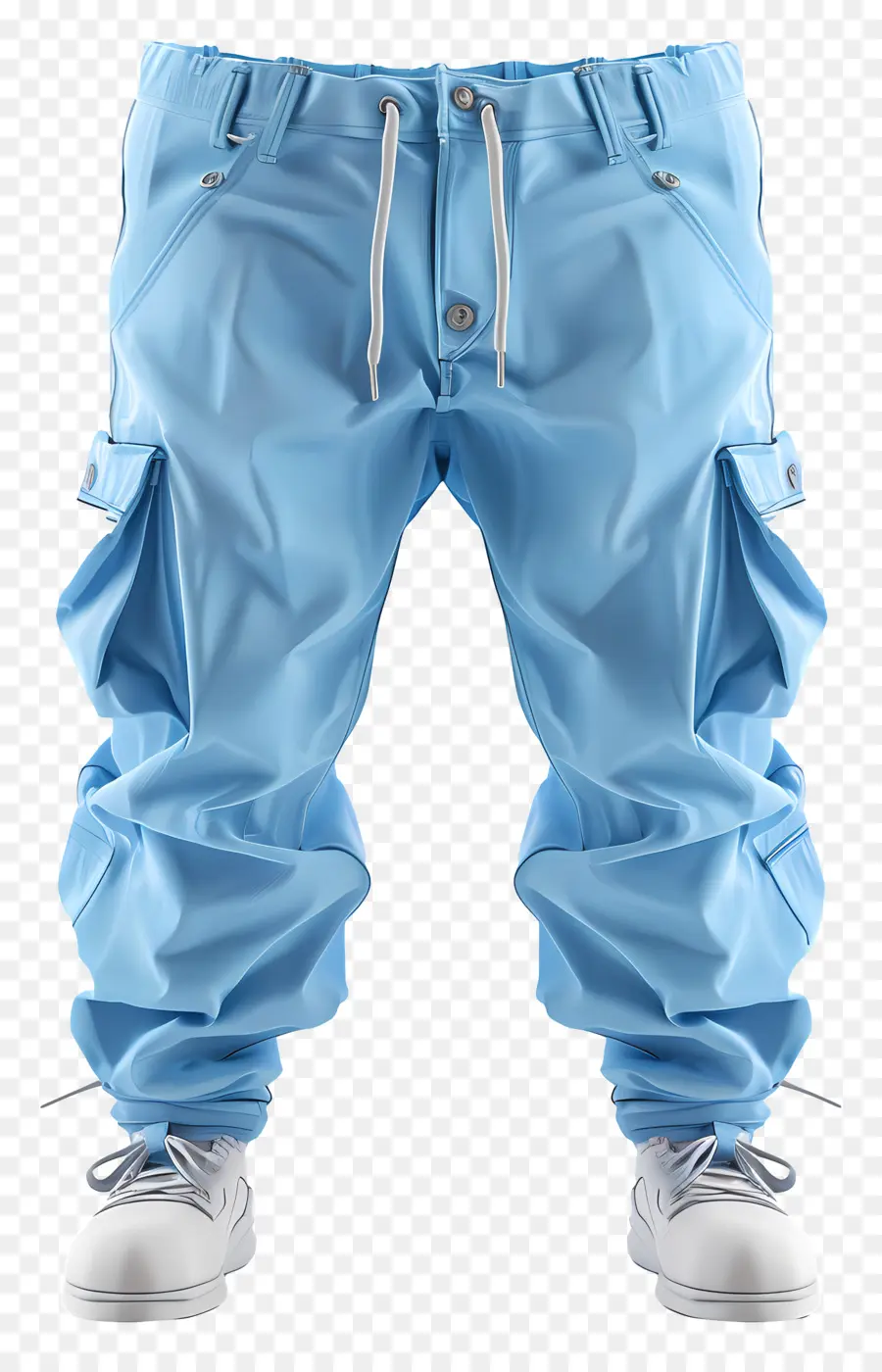 Pantalon Bleu，Pantalon Cargo Bleu PNG