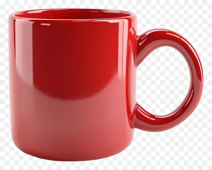 Tasse à Café，Rouge Mug PNG