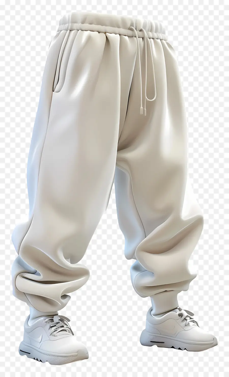 Pantalon En Molleton，Pantalon De Survêtement Blanc PNG