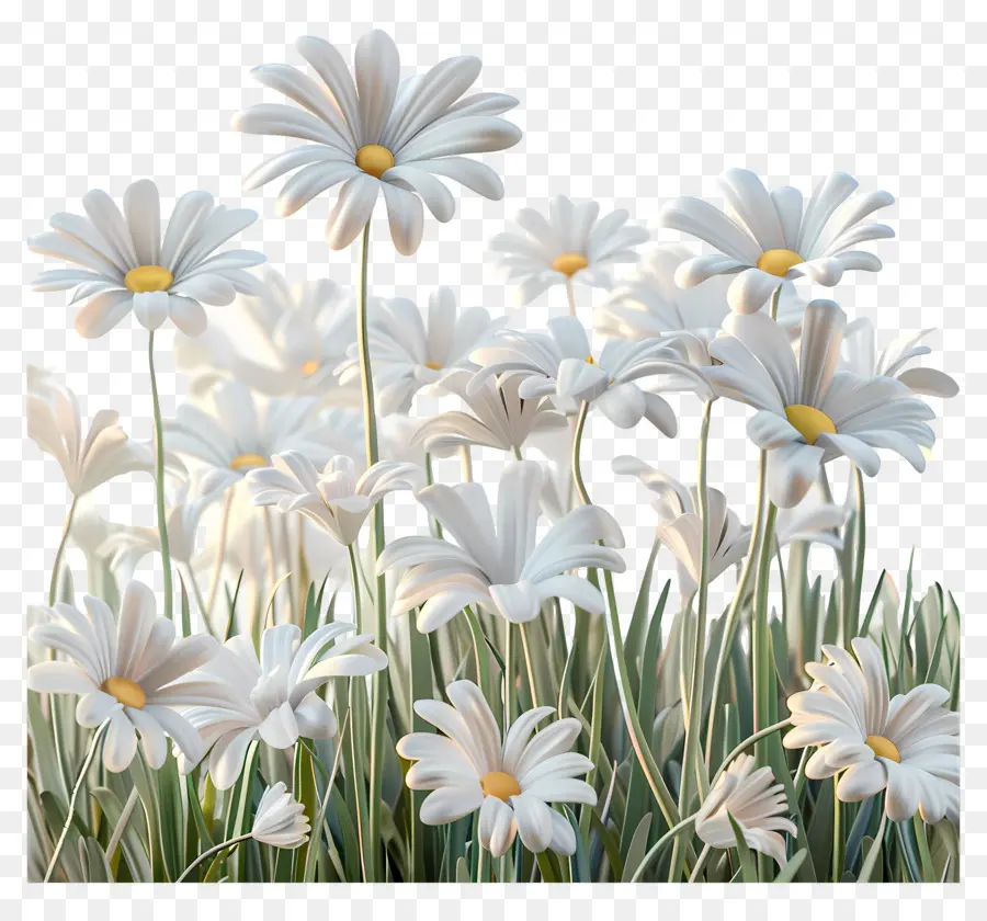 Marguerites，Blanc Marguerites PNG