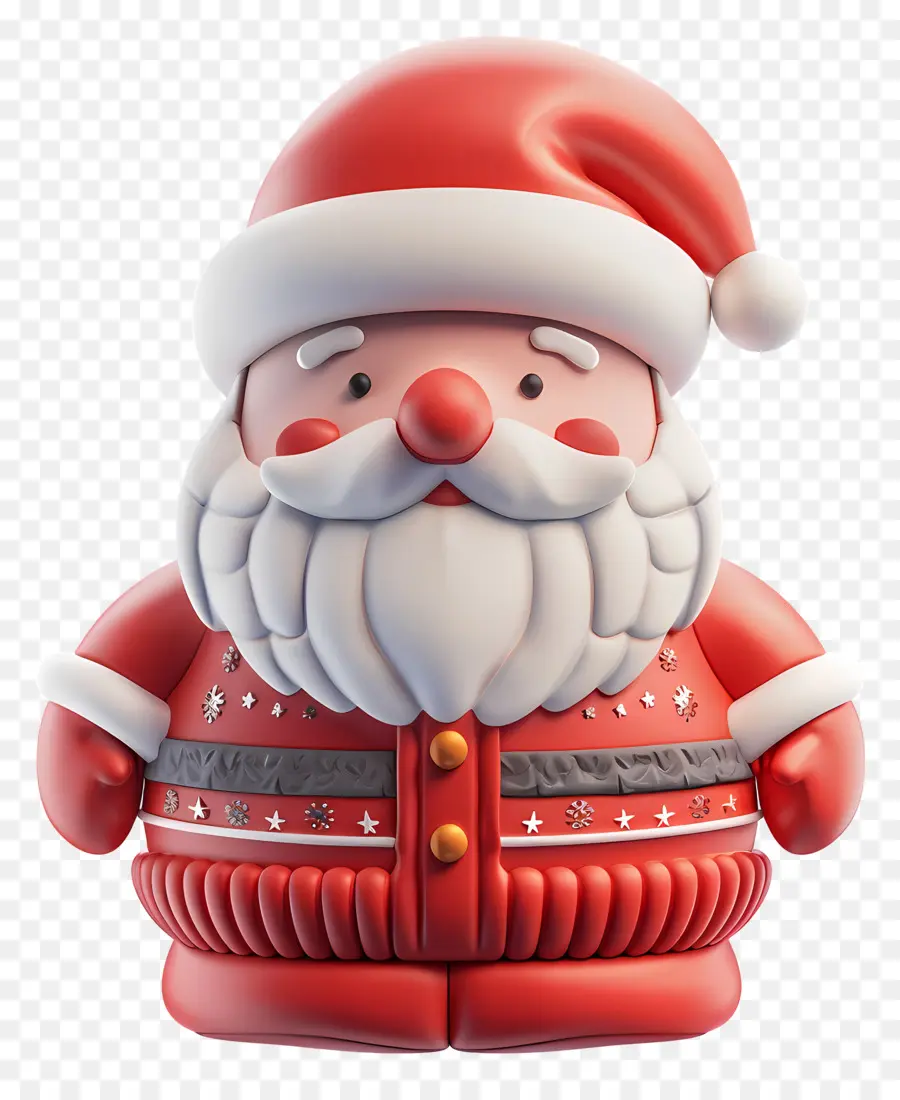 Le Père Noël，Costume Rouge PNG