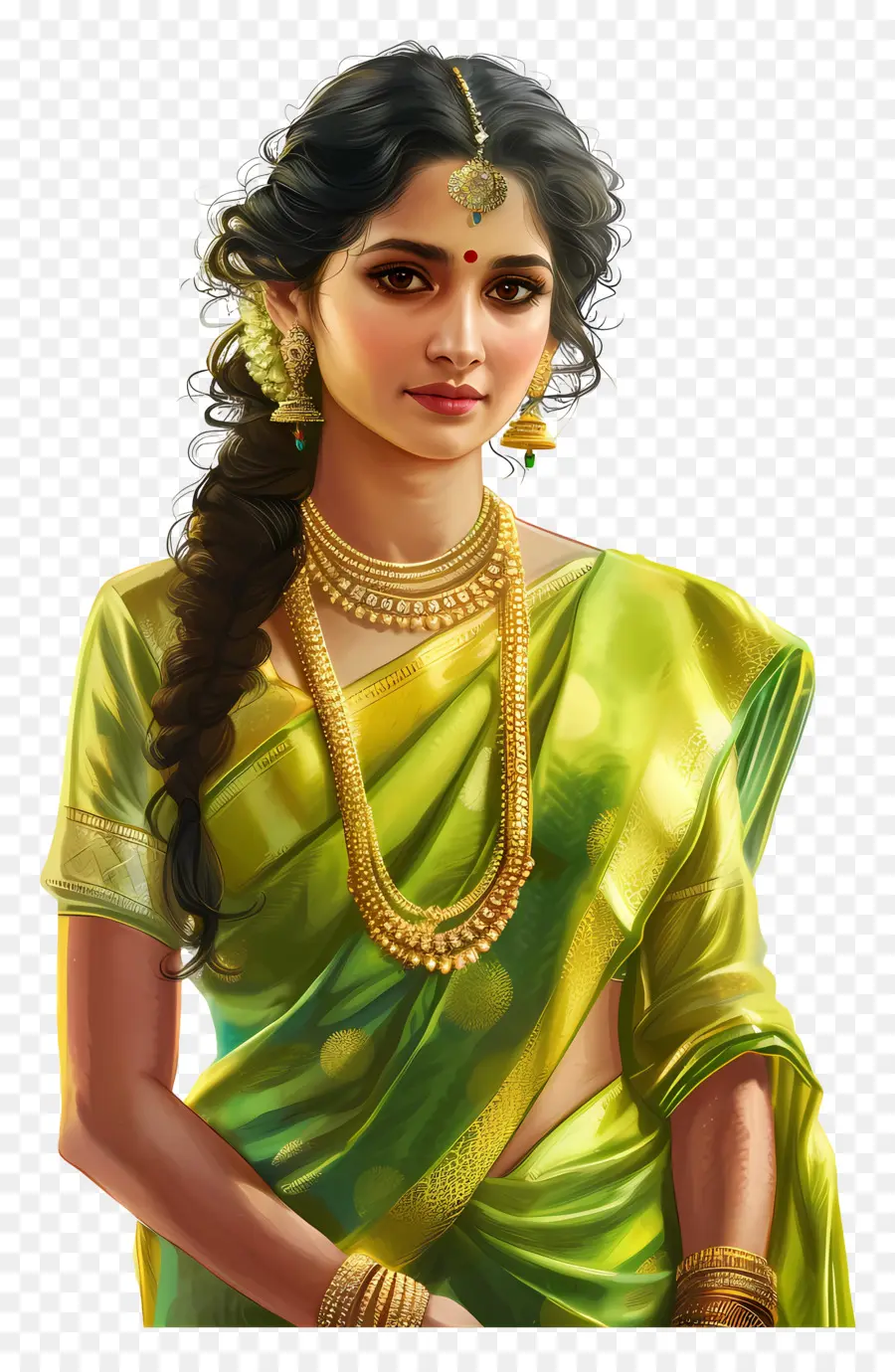 Kanchipuram Silk Désolé，Mode Indienne PNG
