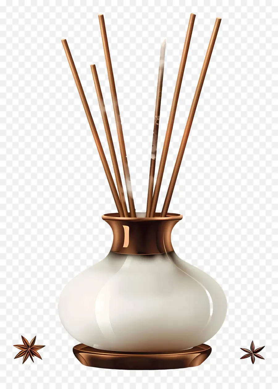 Diffuseur De Parfum，Vase Blanc PNG