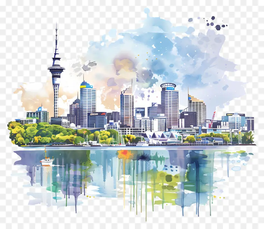 Auckland Skyline，Auckland PNG