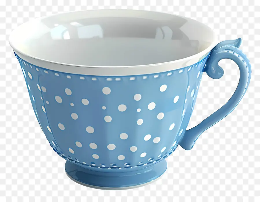 Tasse à Thé，Tasse En Céramique Bleue PNG