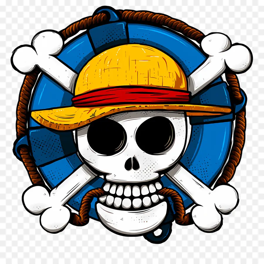 Logo Des Pirates Du Chapeau De Paille，Logo D'une Seule Pièce PNG