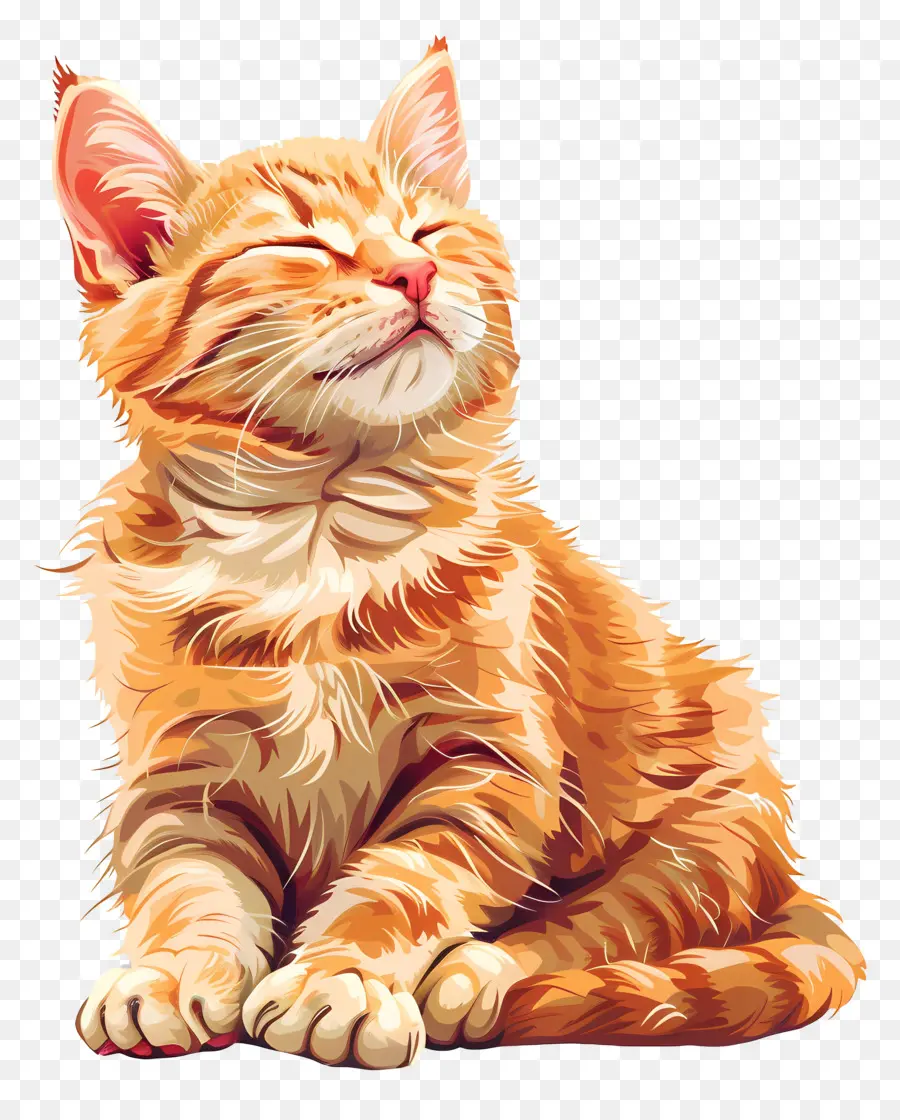 Chat Roux，Chat Orange PNG