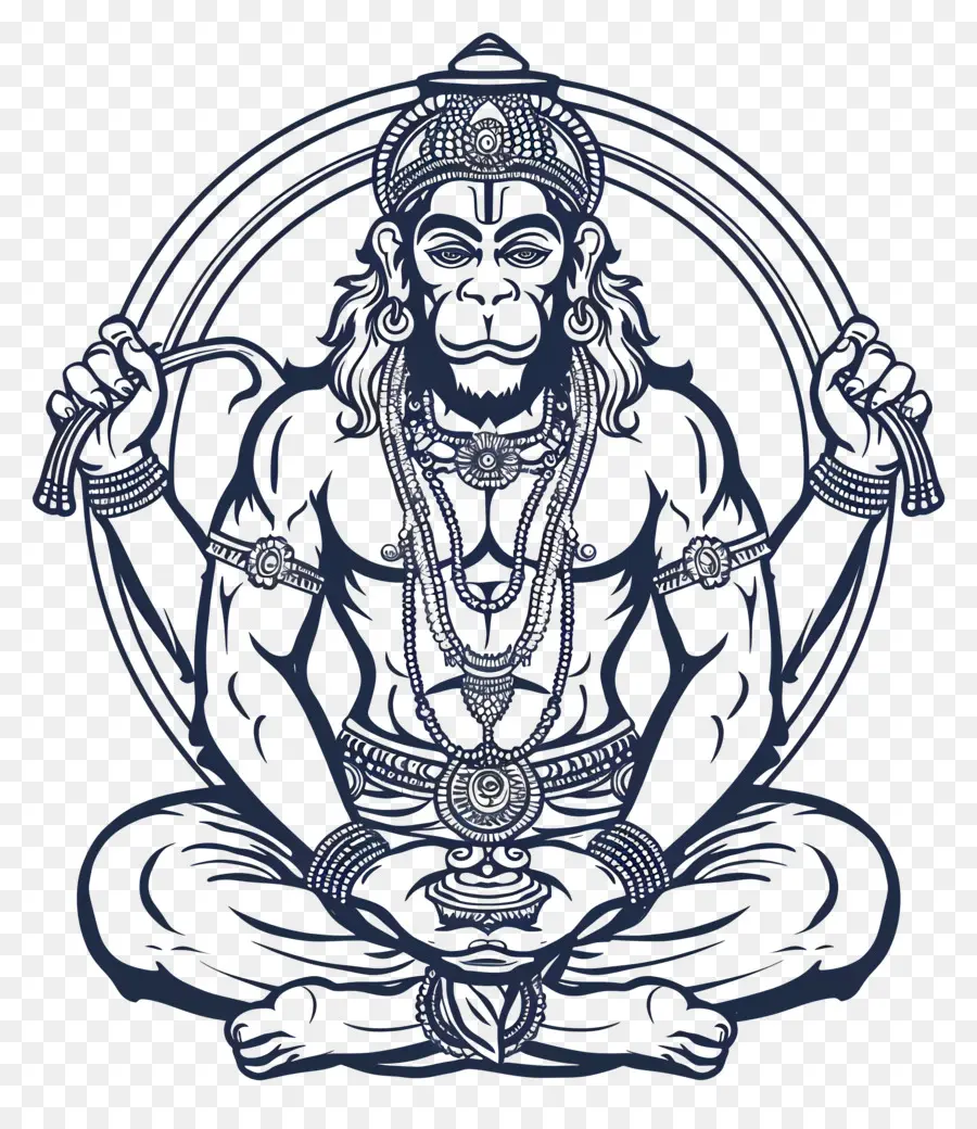 Hanuman，Seigneur Shiva PNG