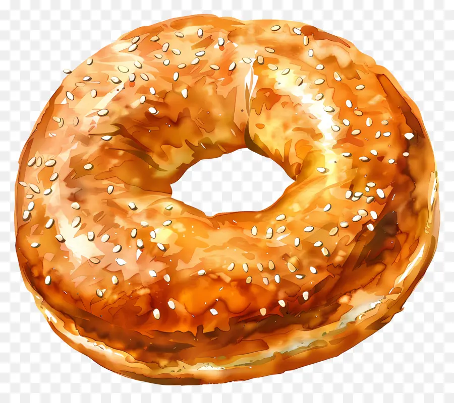 Bagel évidé，Bagel PNG