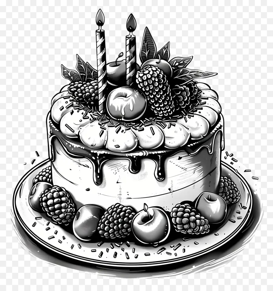 Gâteau Noir，Gâteau D'anniversaire PNG