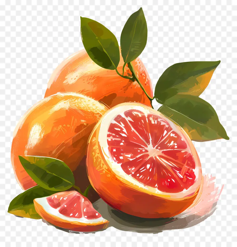 Pamplemousses，Les Oranges PNG