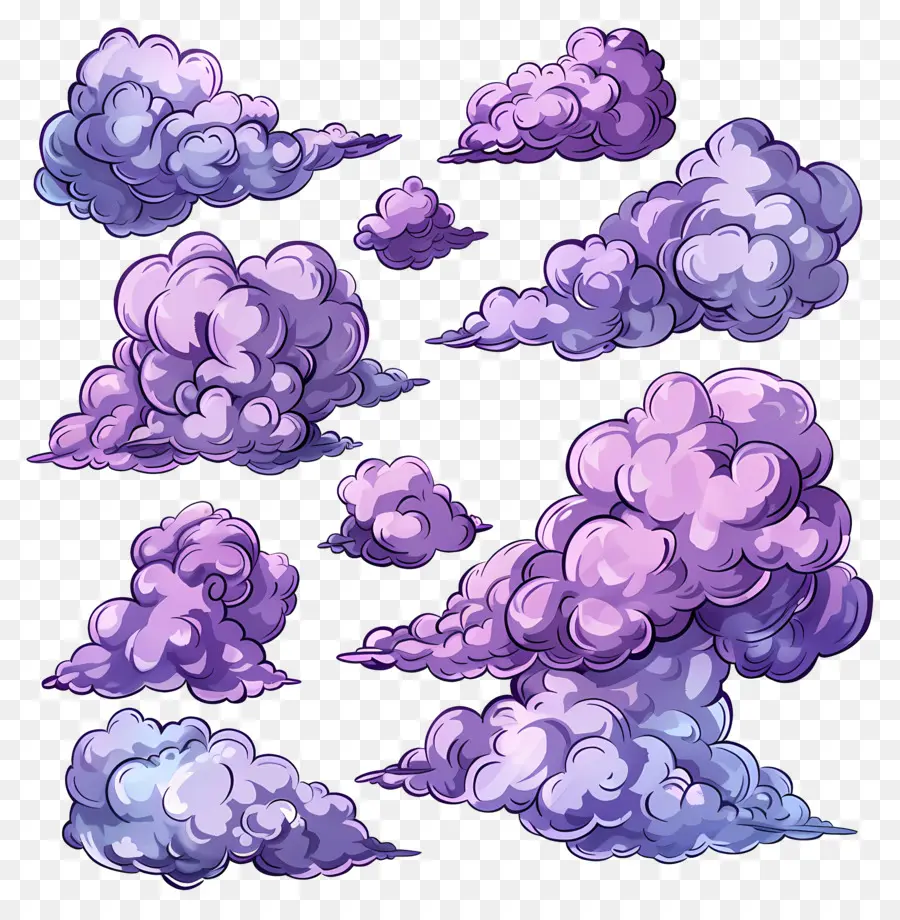 Nuages Violets，Cloudscape PNG