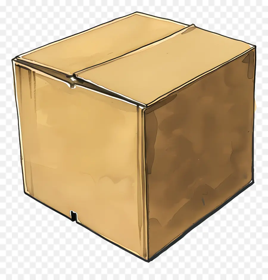 Boîte En Carton，Boite D'or PNG