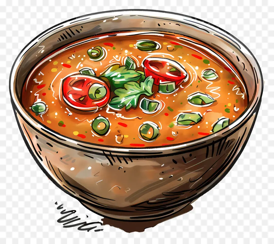 Soupe De Tacaca，Soupe à La Tomate PNG