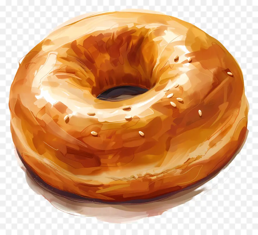 Bagel évidé，Bagel PNG