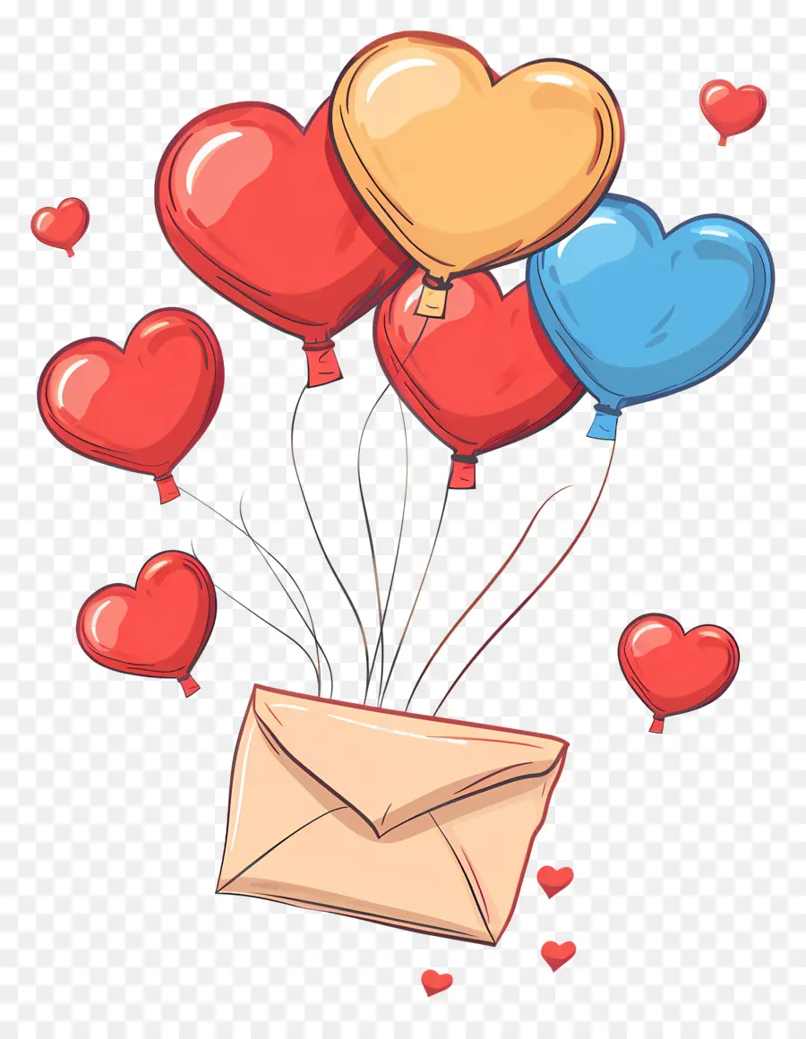 Enveloppe，Ballons PNG