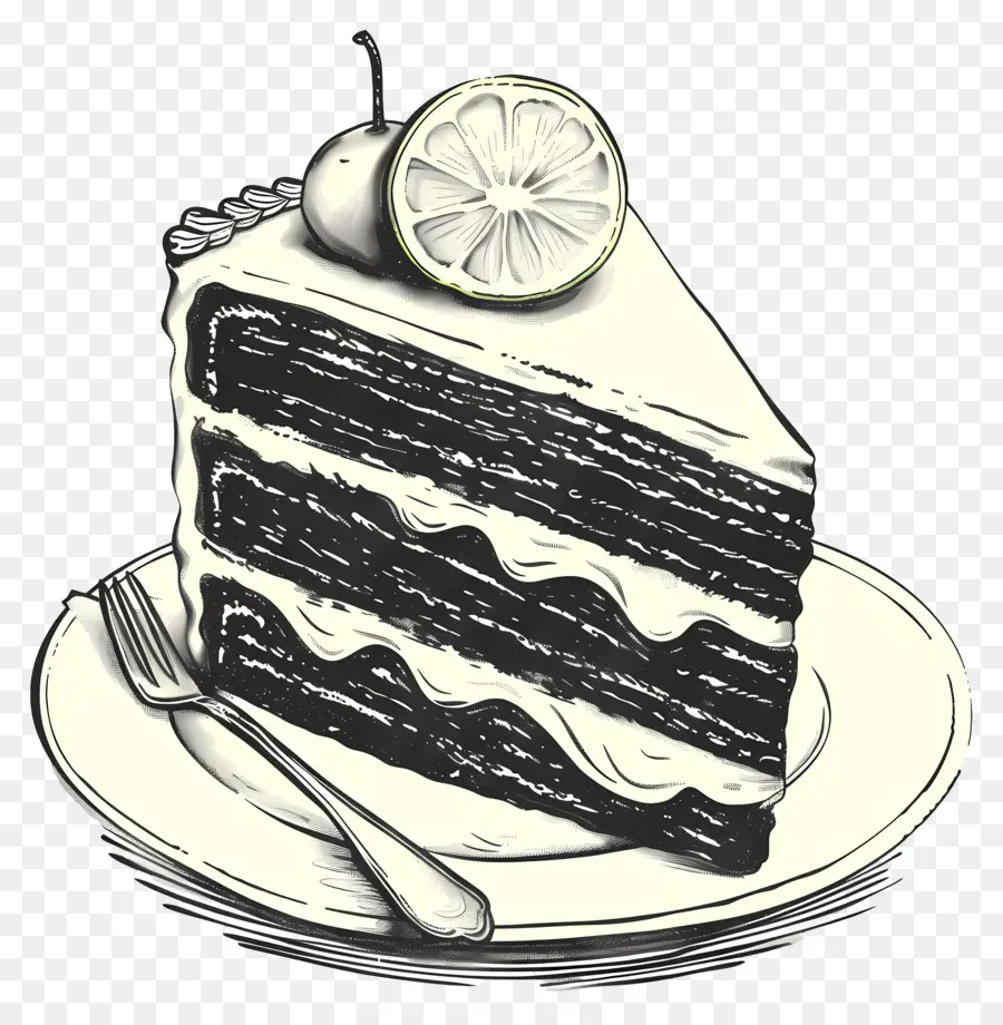 Gâteau Noir，Gâteau Au Chocolat PNG