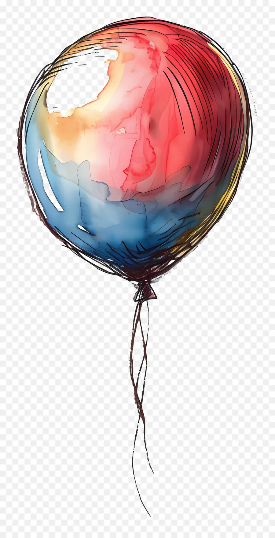 Seul Ballon，Montgolfière PNG