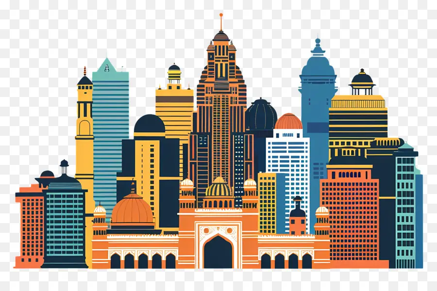 Hyderabad Skyline，Kuala Lumpur Skyline PNG