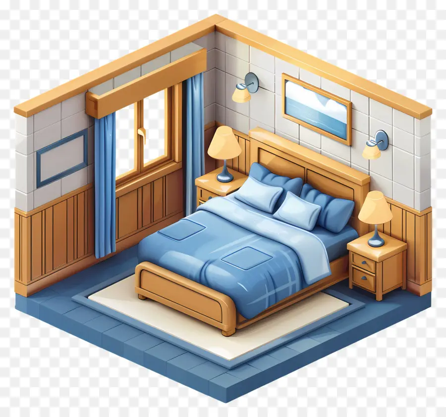 Chambre De Motel，Chambre à Coucher PNG