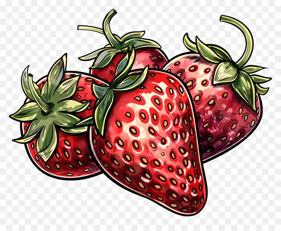 Fraises，Baie PNG