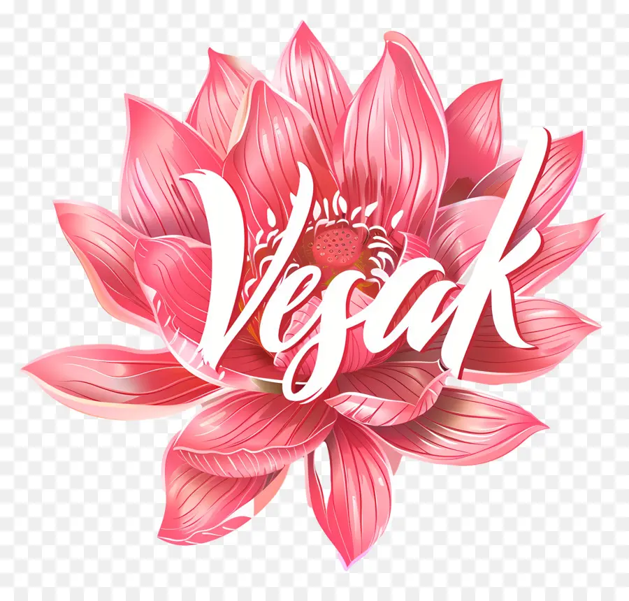 Bonne Fête Du Vesak，Fleur De Vesak PNG